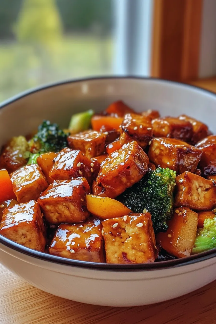 Crispy Tofu Stir-Fry with Seasonal Vegetables card