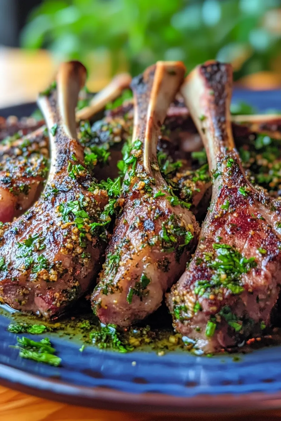 Mediterranean Herb-Crusted Lamb Chops card