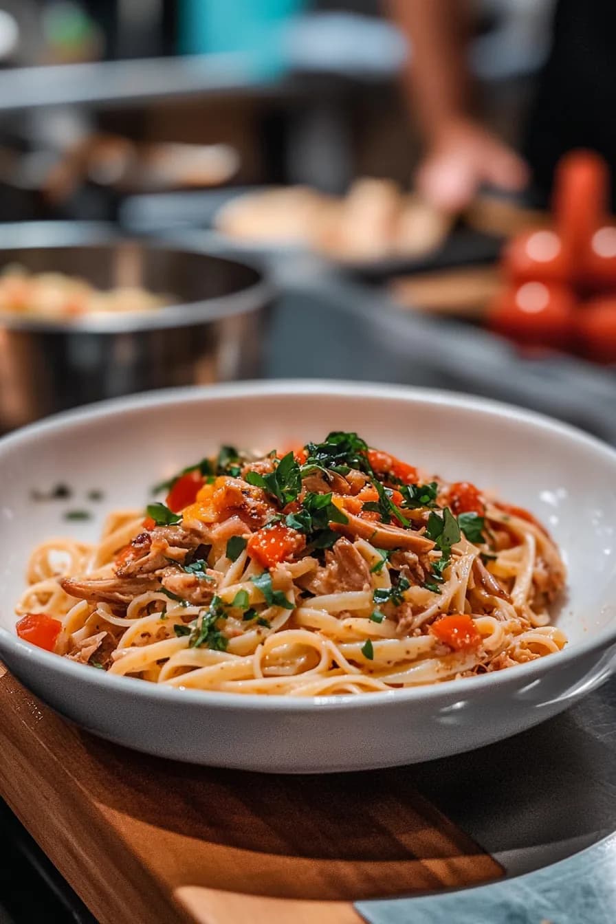 Mediterranean Quick Tuna Pasta card