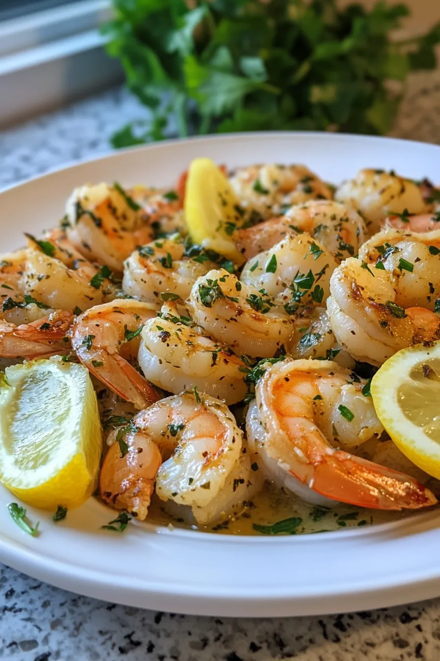 Quick and Easy Shrimp Scampi with Lemon and Herbs card
