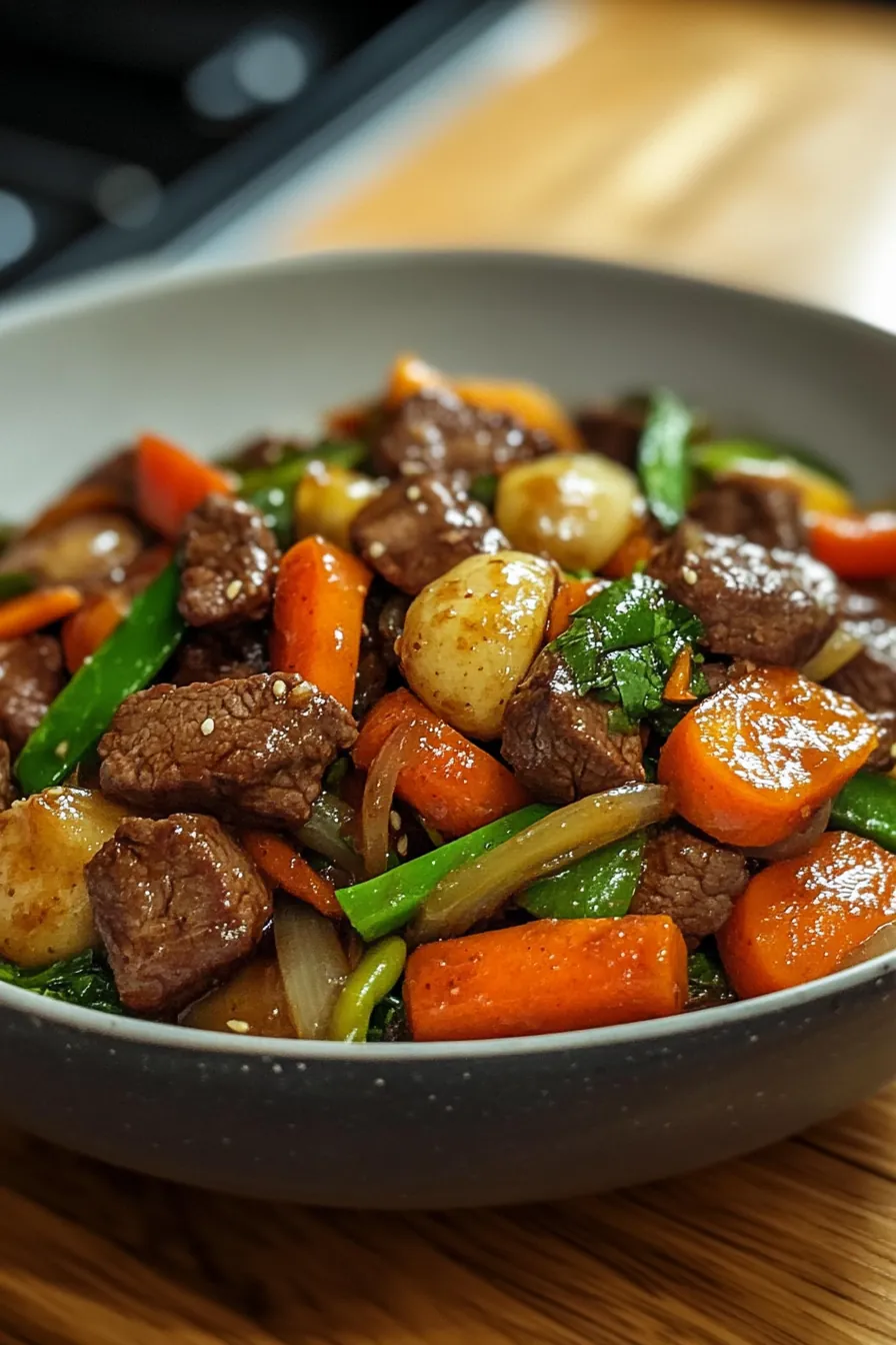 Simple Savory Beef Stir-Fry card