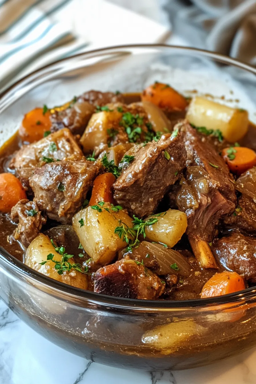 Slow Cooker Lamb Shank with Root Vegetables card