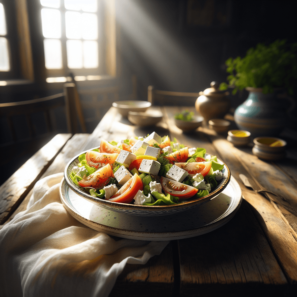 Sun-Kissed Greek Salad with Tangy Feta