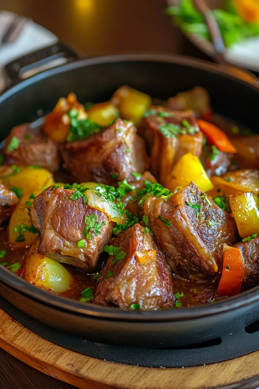 Tender One Pot Lamb Shanks with Seasonal Vegetables card