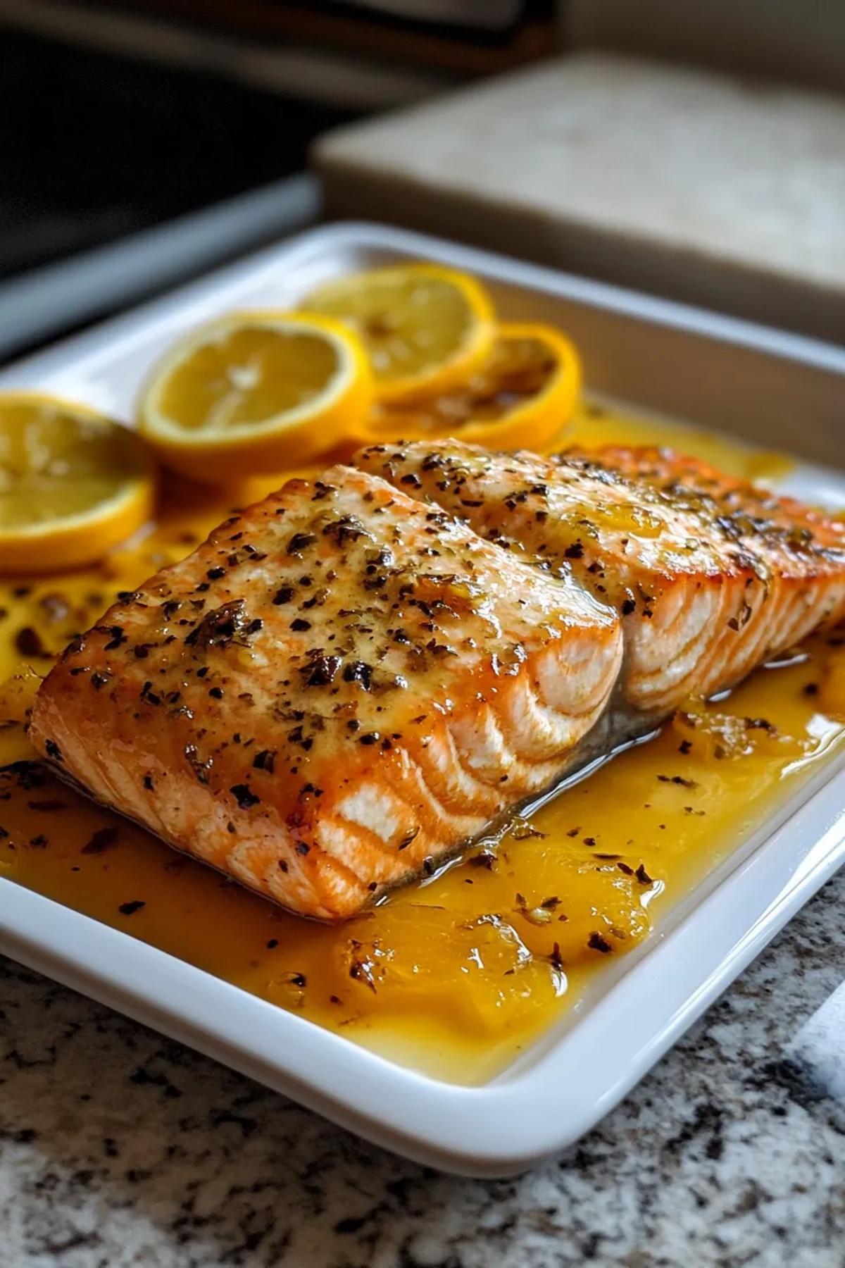Sumptuous Citrus-Glazed Salmon