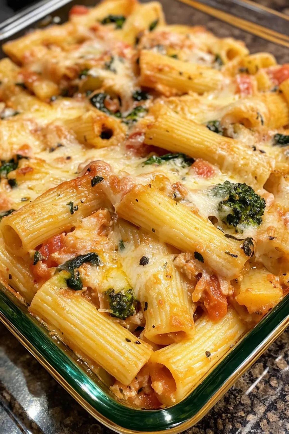 Cozy Slow Cooker Pasta Casserole with Surprise Veggie Medley