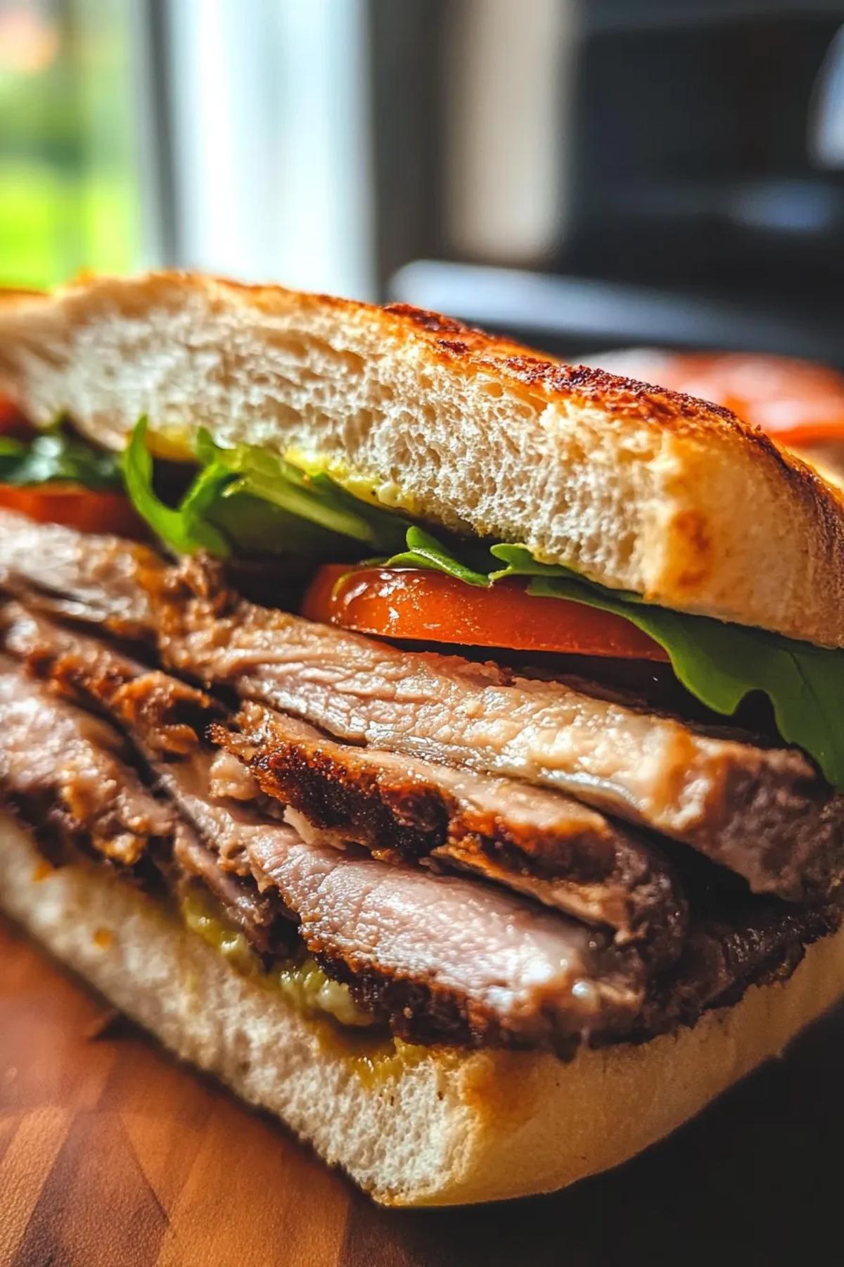Cuban Sandwich with Citrus-Marinated Pork