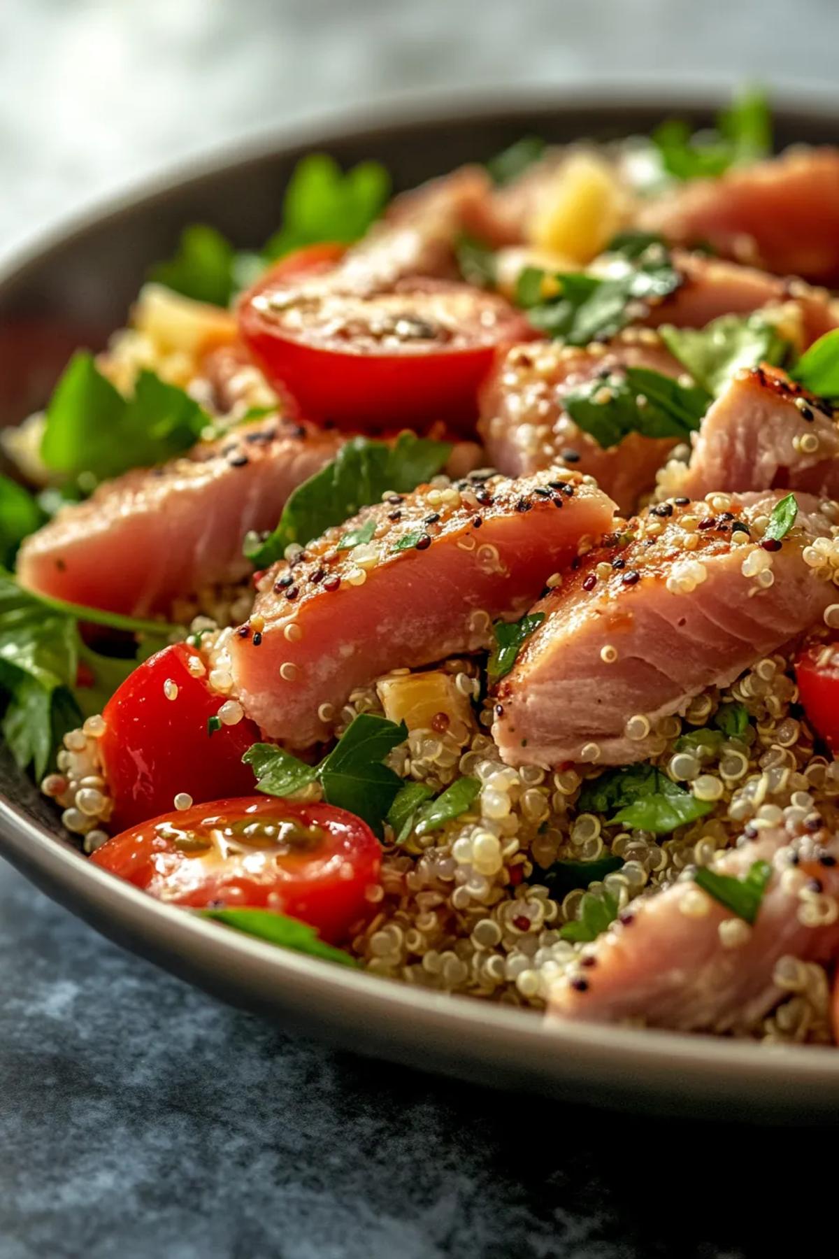 Mediterranean Tuna and Quinoa Salad