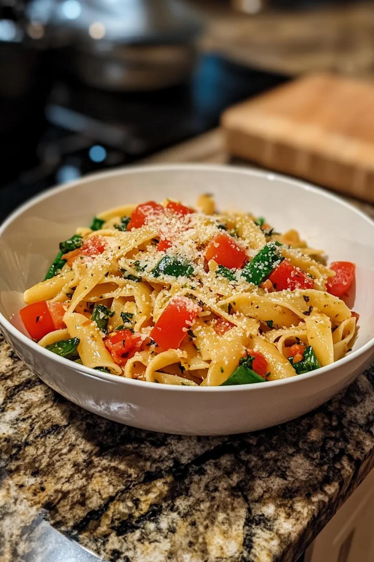 Quick and Easy Pasta Primavera from Scratch