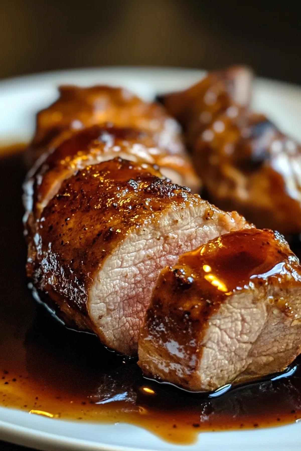 Savory Pork Tenderloin with Honey-Mustard Glaze