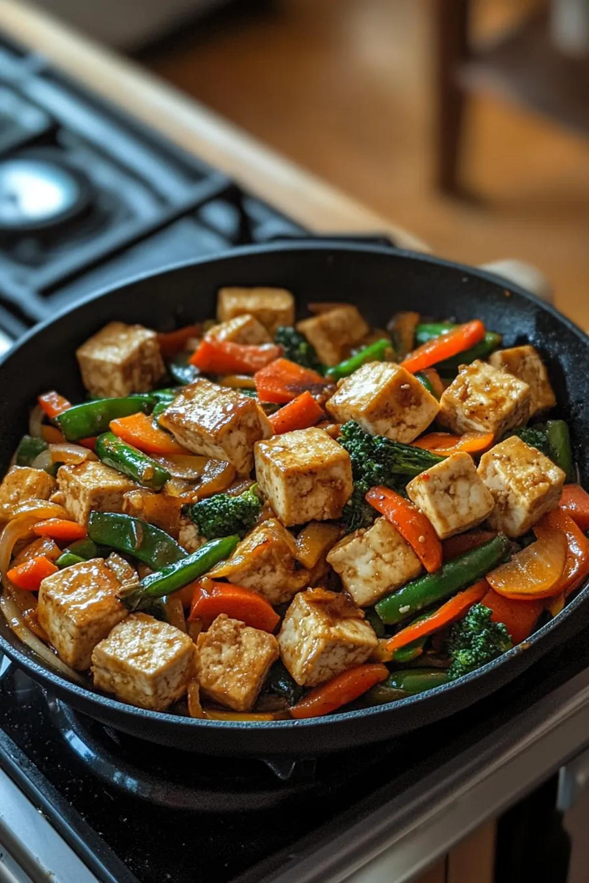 Savory Tofu Stir-Fry with Seasonal Vegetables