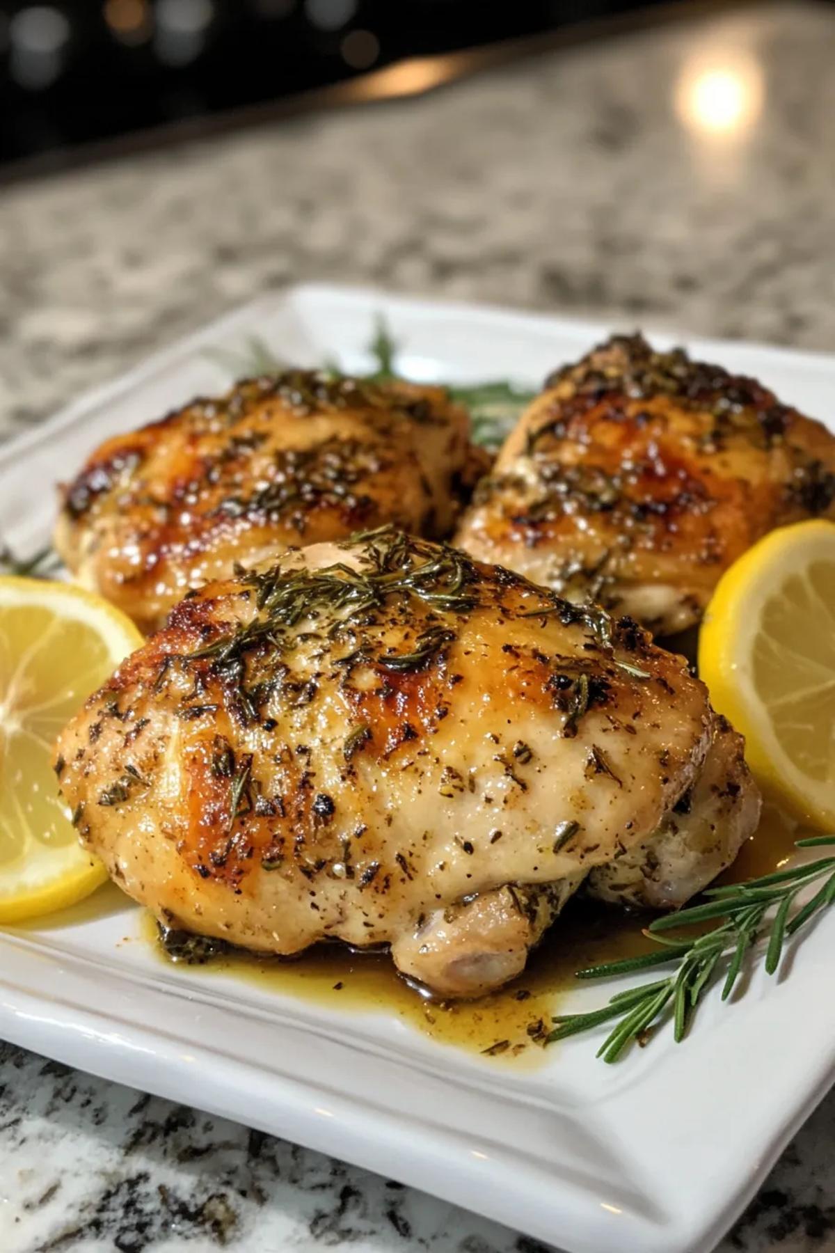 Slow-Cooked Lemon Herb Chicken